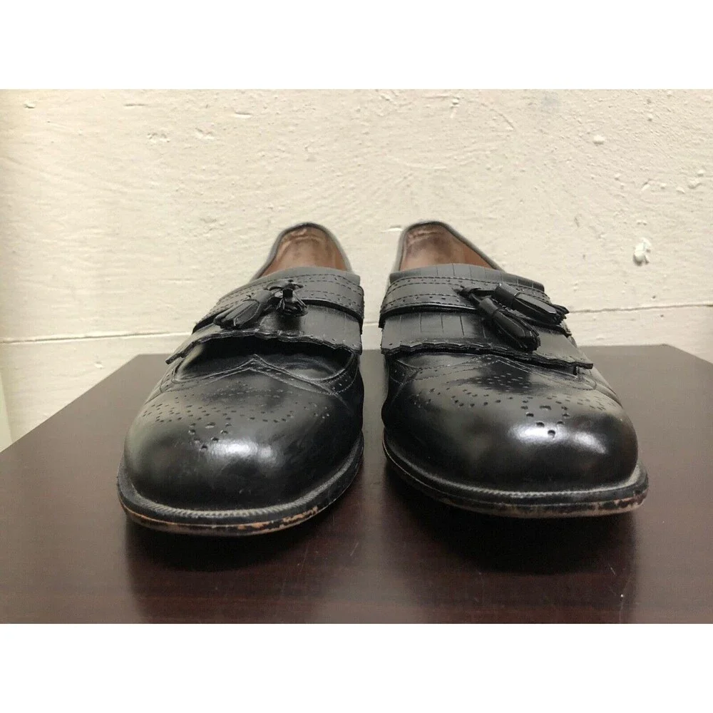 Bostonian Black Tassel Loafers